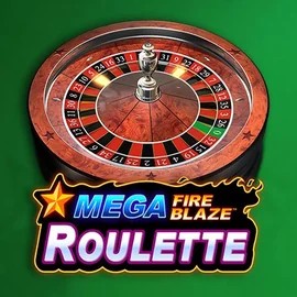 Mega Fire Blaze Roulette online game logo by Playtech on totalscasino.eu